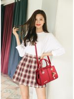 Women hardware ornaments solid totes handbag high quality lady party purse casual crossbody messenger shoulder bags