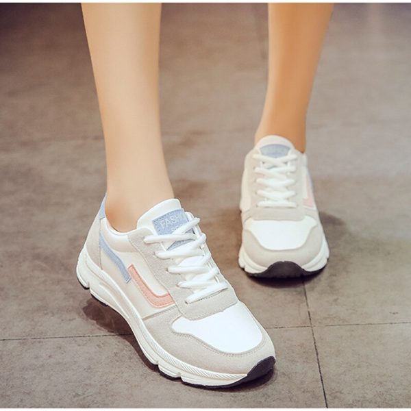 Vanessas Women's Sports Shoes Sneakers for Women Casual Ladies Lace up Sneakers