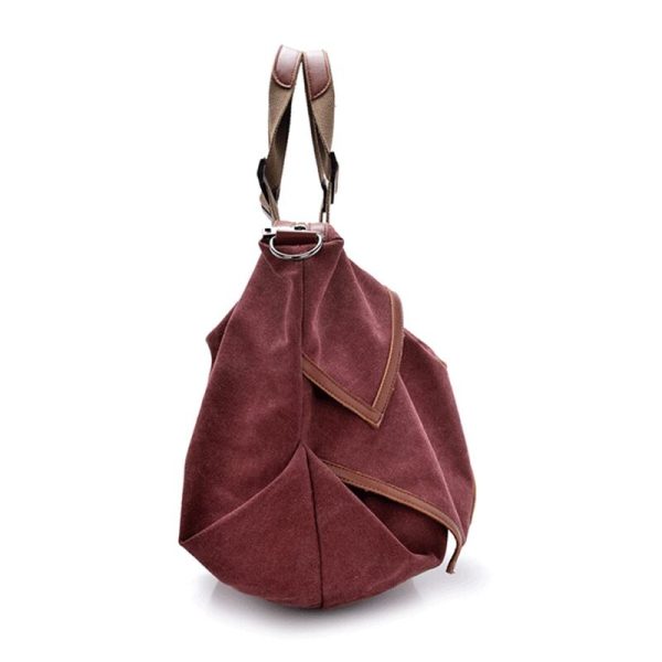 High Quality Big Women Canvas Handbag Shoulder Bags Stylish Casual Women Bag