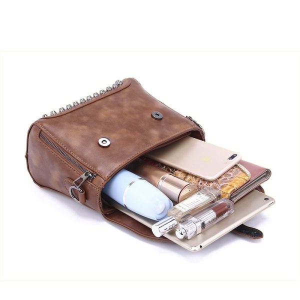 Hot White Vintage Oil Leather Luxury Handbags Women Bag Designer Crossbody Bags