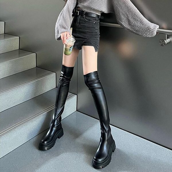 Vanessas Ladies Over The Knee High Boots