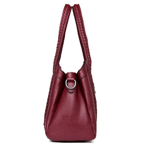 Vanessas Ladies Vintage Genuine Leather Crossbody Bag Hot Sale Women Casual Tote Bag Female Handbag