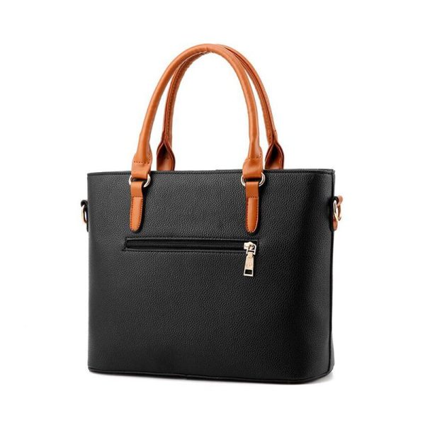 Large Capacity Tassel Tote Bag Women Soft Leather Ladies Handbag