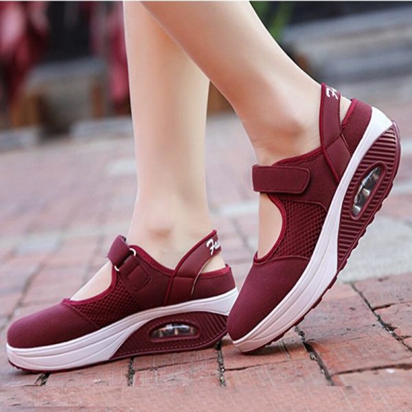 Vanessas Women Sneakers Mesh Vulcanized Ladies Breathable Casual Comfortable Shoes