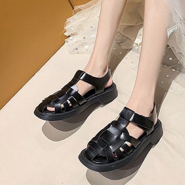 Vanessas New Summer Sandals Women Casual Trend Platform Low Heel Elegant Comfortable sandals