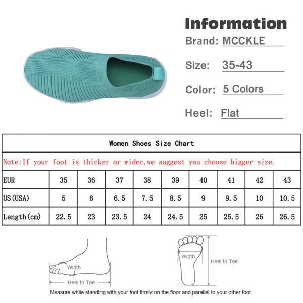 Vanessa's Autumn Shoes Women Sneaker Air Mesh Soft Female Sock Knitted Footwear