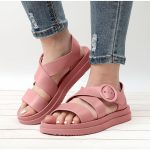 Vanessas Flat Sandals Women Shoes Gladiator Open Toe Buckle Soft Jelly Sandals