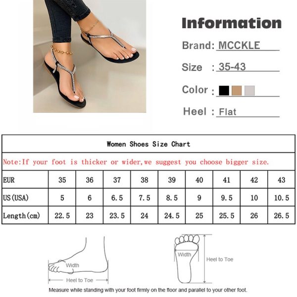 Vanessas Summer Women's Sandals Rhinestone Fat Bottom Female Clip Toe Shoes