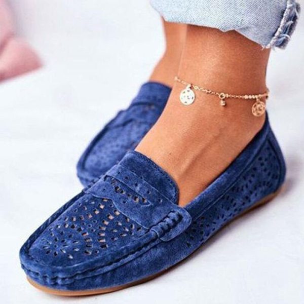 Vanessas Women Moccasins Shoes Ladies Slip on Loafers