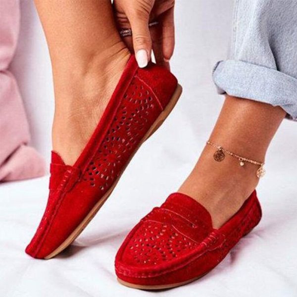 Vanessas Women Moccasins Shoes Ladies Slip on Loafers