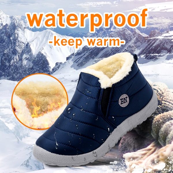 Vanessas Women's Boots Warm Shoes Plush Fur Woman Ankle Snow Boots