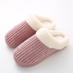 Vanessas Women's Slippers Winter Warm Plush Women Home Cotton Shoes Slingback Indoors Slipper