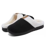 Vanessas Women's Slippers Winter Warm Plush Women Home Cotton Shoes Slingback Indoors Slipper