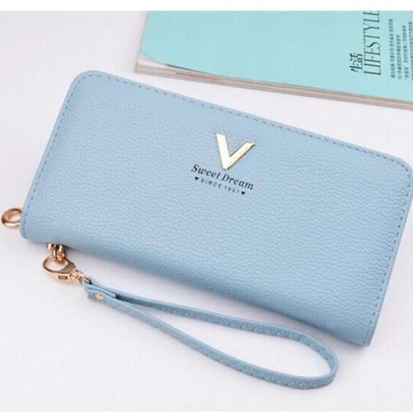 New Luxury Ladies Purses Female Brand Wallets Women Long Zipper Purse Woman Wallet Leather Card Holder