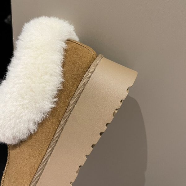 Vanessas Women's Winter Short Plush Snow Boots - Warm, Comfortable, and Stylish Suede Fur Ankle Boots for Casual Wear