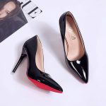 Women's Red Bottom Stiletto High Heels Lolita Shoes for Nightclubs
