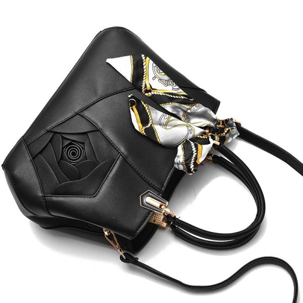 PU Leather Bags Handbags Women Famous Brands Scarves Crossbody Bag