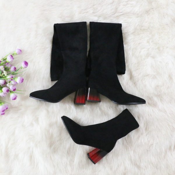 Vanessa's Sexy Pointed Toe Over The Knee Women Boots