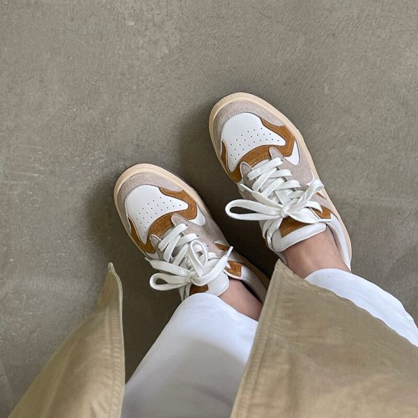 Vanessa's Platform Cow Suede Casual Women Sneakers Spring Summer