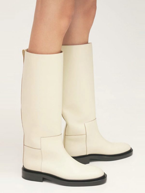 Vanessas 2023 Ins Fashion Brand Women Knee high Boots Square Heels