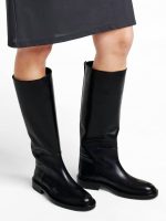 Vanessas 2023 Ins Fashion Brand Women Knee high Boots Square Heels