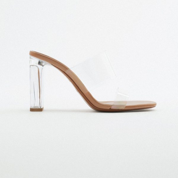 Vanessa's Transparent High Heels Sandals Women Shoes