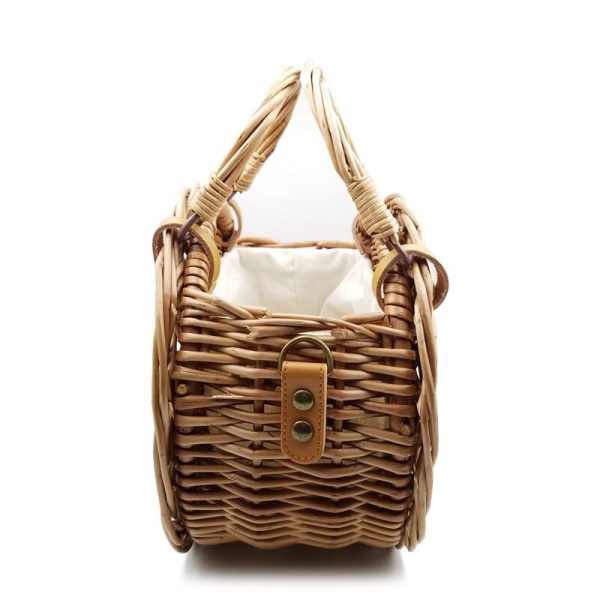 Rattan Bags Handbags For Women 2022 Bali Bohemian Summer Beach Bag