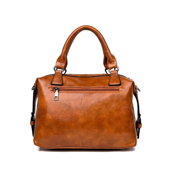 Retro Women Handbag Designer Women Bag High Quality Oil Wax Leather Ladies Crossbody Bag