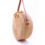 Vietnam Hand Woven Bag Round Rattan Straw Bags