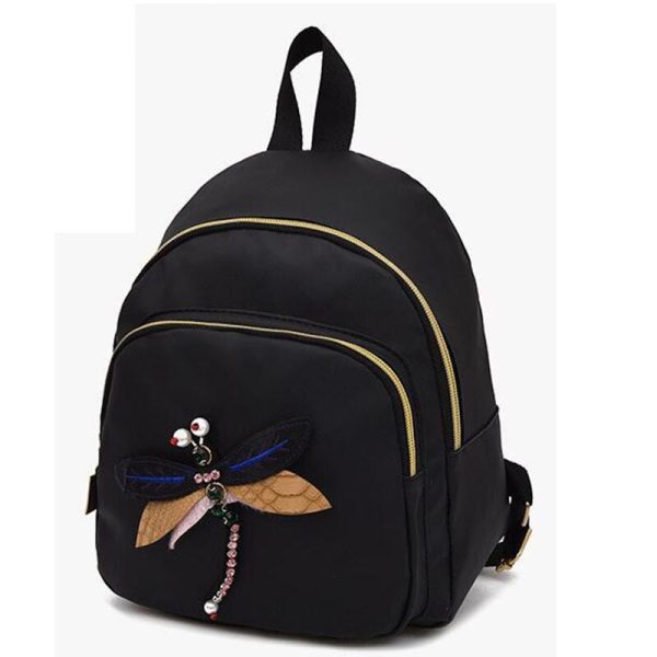 Vanessa's Embroidered Dragonfly 3D Diamond Backpack