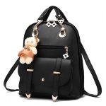 Vanessa's Designer Preppy Style PU Leather Backpack