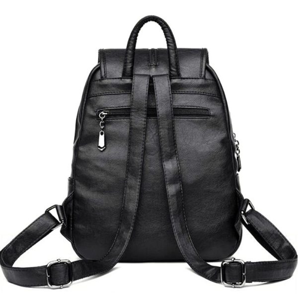 Women Vintage Backpacks High Quality Leather Backpacks For Teenage Girls Sac A Main