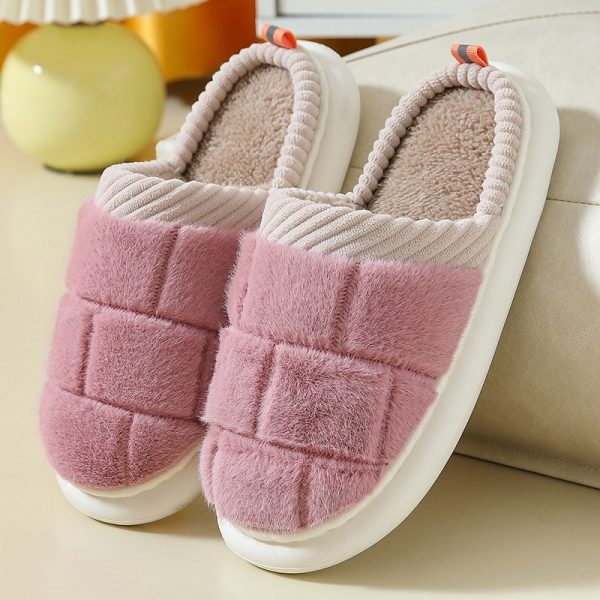Vanessas Winter Women’s House Slippers Faux Fur Warm and Comfortable Slippers