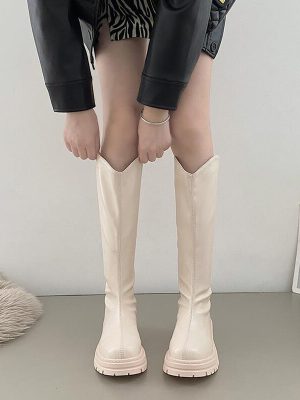 Women-Ankle-Boots-PU-Flat-Female-Long-Boots-Platform-Zipper-Lady-Elastic-Boots-Autumn-Winter-Retro-1.jpg
