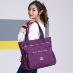 Women High-grade Nylon Handbag Casual Large Shoulder Bag Fashion High Capacity Tote Brand Design Waterproof Big Bag