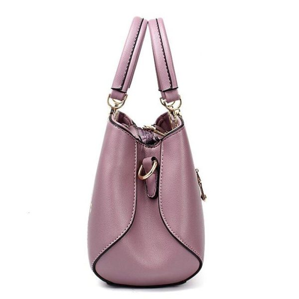 Women Leather Handbag Women Tote Bag Female Leather Shoulder Bag Women Embroidery Flower Handbag sac a main Ladies Hand Bag