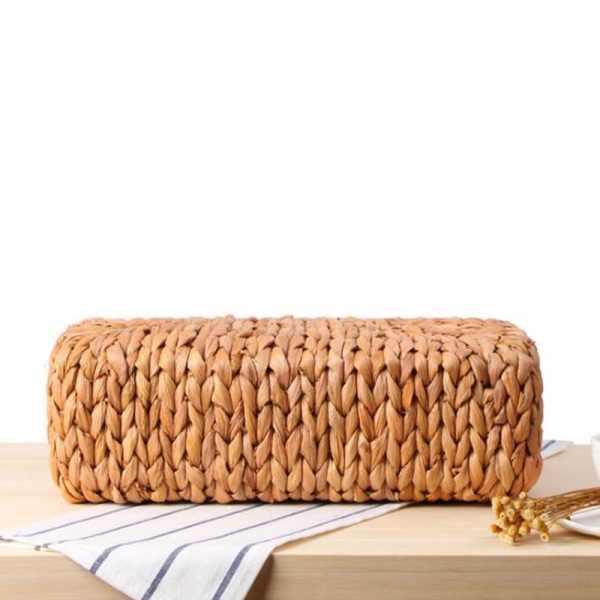 Women Vintage Rattan Handbag Female Bohemian Summer Beach Straw Bag