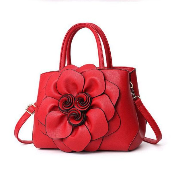 Women bags designer crossbody bags for women new Rose flower women handbag PU leather