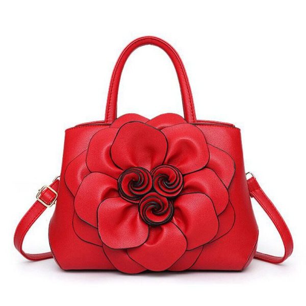 Women bags designer crossbody bags for women new Rose flower women handbag PU leather