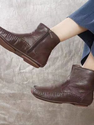 Women-s-Ankle-Boots-PU-Leather-Flat-Platform-Zipper-Ladies-Short-Boots-Lightweight-Waterproof-Anti-Slip-1.jpg