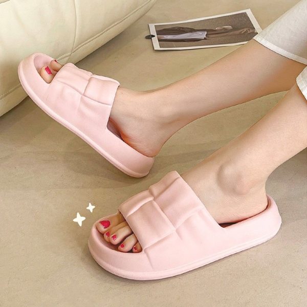 Women's Slippers Summer EVA Soft Thick Platform Ladies Comfortable Slippers