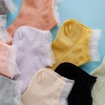 Vanessa's Sweet Princess Lace Edge Shallow Mouth Socks - 10 Pairs