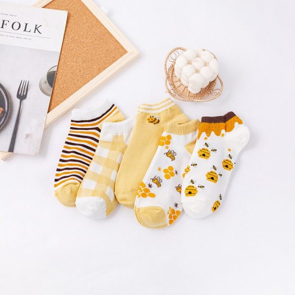 Vanessa's Low Cut Women's Socks Set - Summer Collection 5 Pairs