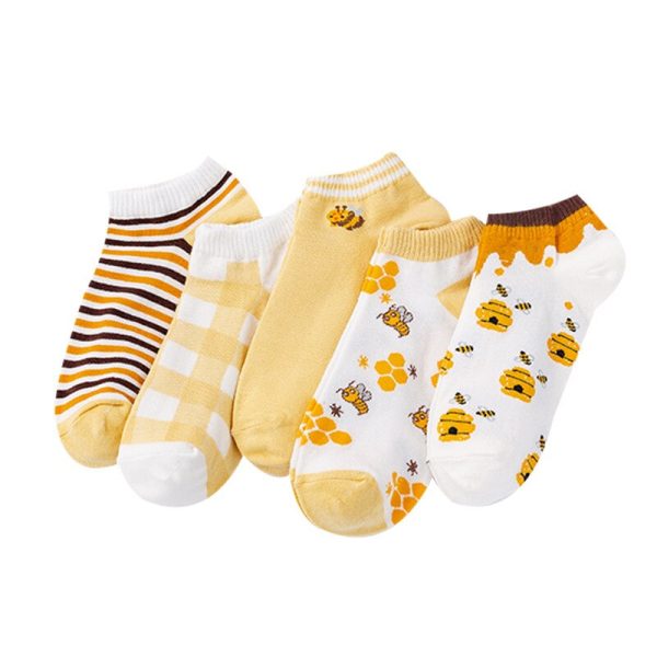 Vanessa's Low Cut Women's Socks Set - Summer Collection 5 Pairs