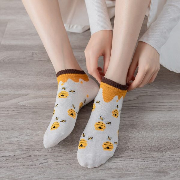 Vanessa's Low Cut Women's Socks Set - Summer Collection 5 Pairs