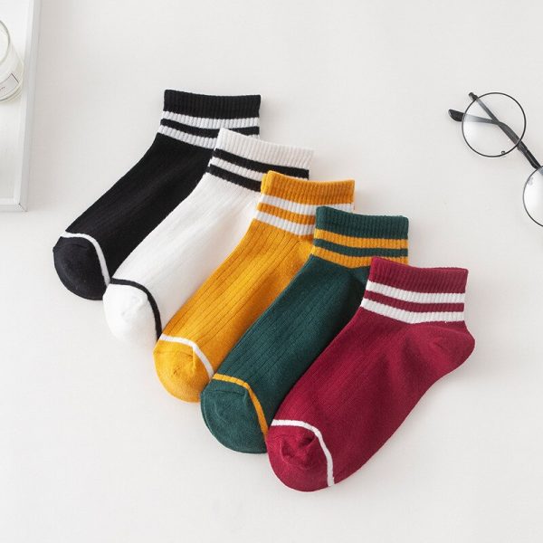 Vanessa's 5 Pairs/Lot Cute Cartoon Animal Socks, Summer Casual Invisible Socks