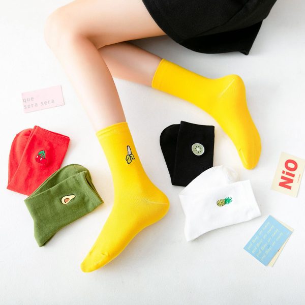 5Pairs/Lot Summer Korea Cartoon Animal Cotton Ankle Socks Women's Socks