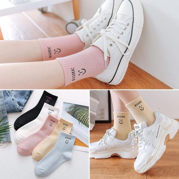 5Pairs/Lot Summer Korea Cartoon Animal Cotton Ankle Socks Women's Socks