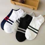 Women Cotton Pink Cute Cat Ankle Transparent Happy Socks - 5 Pairs Pack