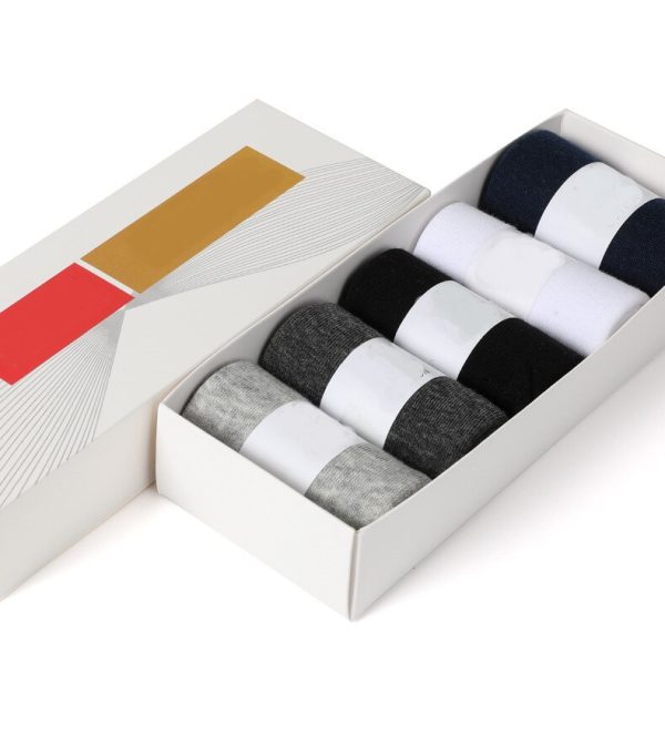 High Quality Men Cotton Socks New Casual Business Breathable Man Long Sock - 5 Pairs Pack